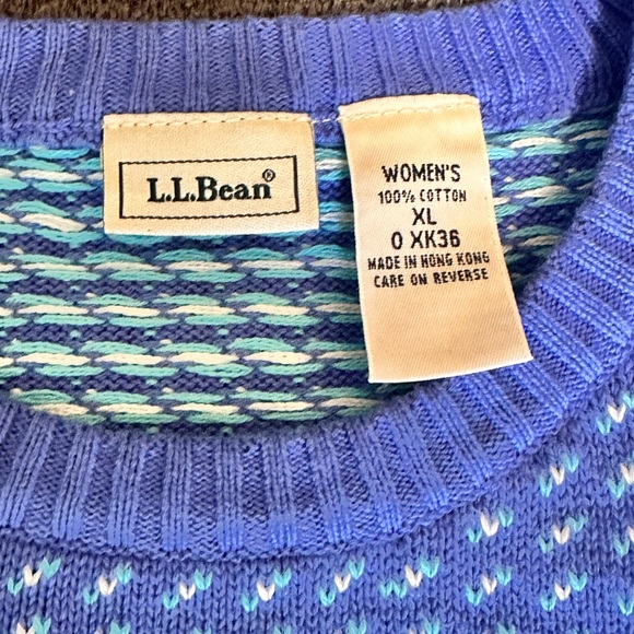 Blue Patterned Sweater - Picture 2 of 5